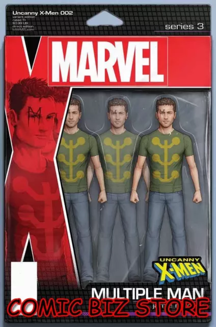 Uncanny X-Men #2 (2018) 1St Printing Christopher Action Figure Variant Cover