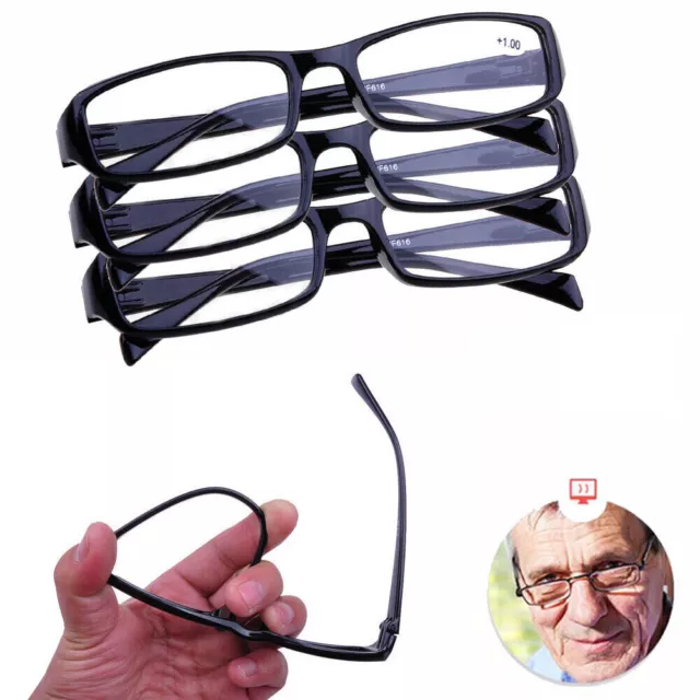 Reading Glasses Mens Womens Lightweight Designer Style UV Reader +1,5 +2,0 +2,5