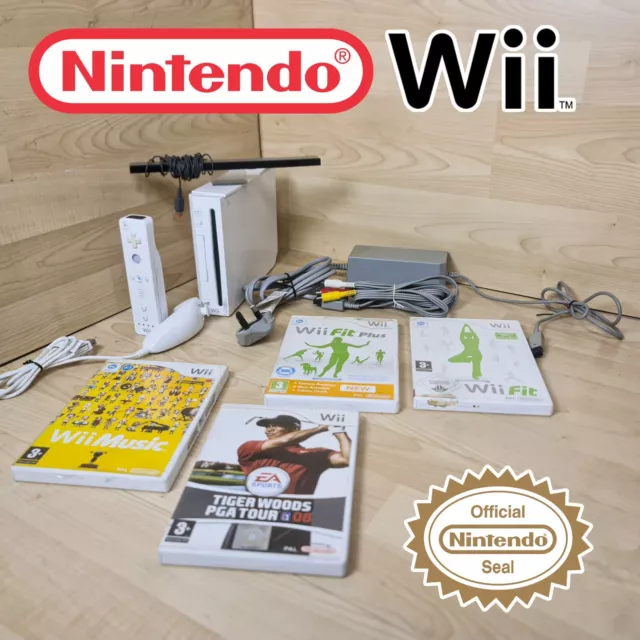 🌟BOXED🌟Nintendo wii console bundle complete with 4 games🌟