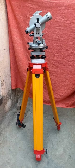 Surveying Aluminium Engineers Alidade Transit Theodolite Alidade con treppiede