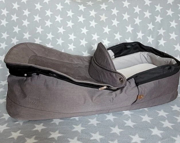 Telas de carrycot Joolz Day3 en gris inc colchón, delantal y varillas interiores