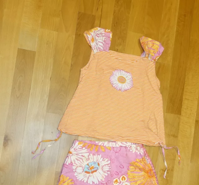 Toff Togs Sunflower gute Laune Sommer Raff Tunika T-Shirt  Gr. 140 ( 128 / 134 )