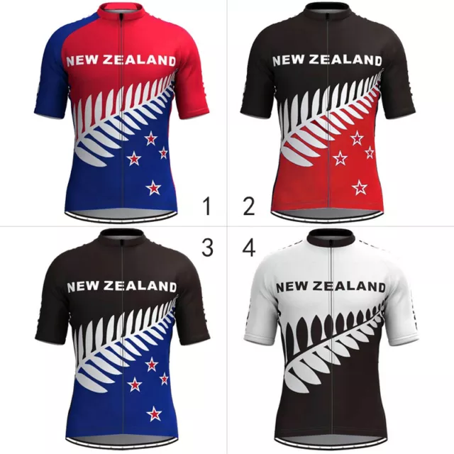 New Zealand Short Cycling Jersey MTB Bike Motocross Shirt Mountain Jacket Biking