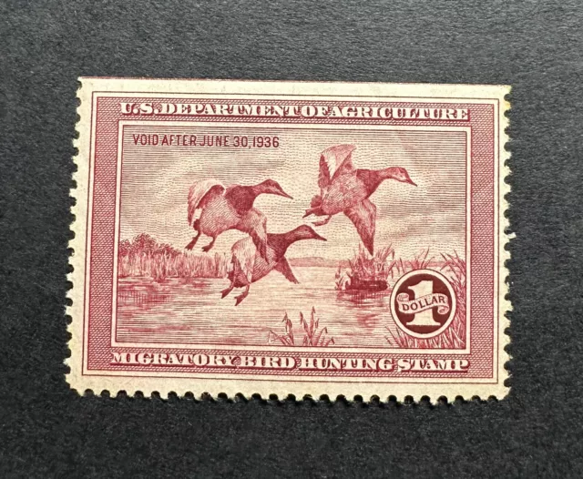 WTDstamps - #RW2 1935 - US Federal Duck Stamp - Mint OG NH