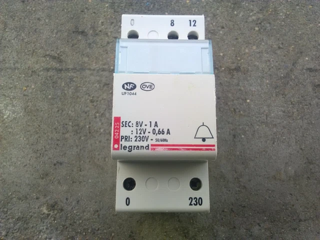 Transformateur Rail DIN Golmar TF-104 - 12V 1.5A / 18VA - Occasion Testé