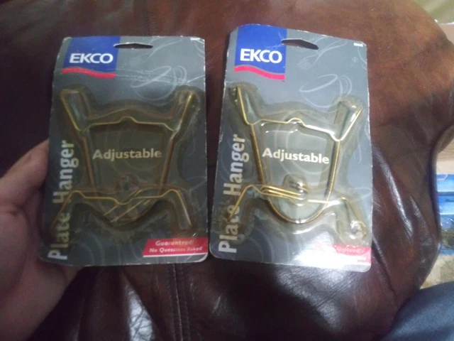 ekco colgante de placas ajustable lote de 2 nuevo stock antiguo