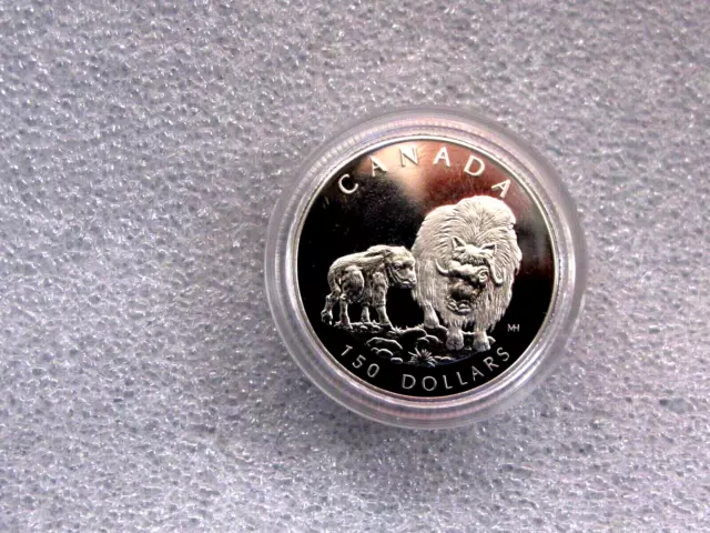 Canada 1999 $150 1/2 Oz Platinum Proof Coin  Wildlife - MUSKOX