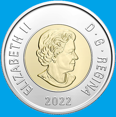 2022 Canada Polar Bear Two Dollar Coin Toonie. Mint UNC $2