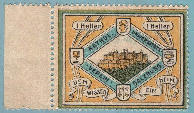 ES2072 Poster stamps advertising: Catholic University Salsburg
