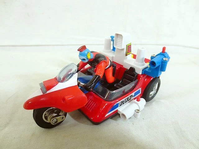 Figurine Goldorak Popy - Moto Buggy PA-67 - Vintage 1977 - Actarus / Duke Fleed - Occasion