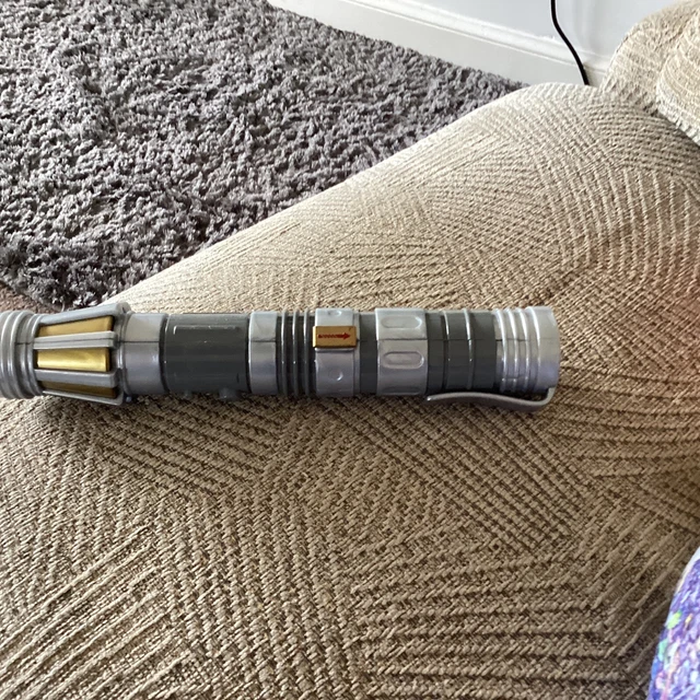 Disney Jedi  Mace Windu Extendable  Training Academy Lightsaber Toy