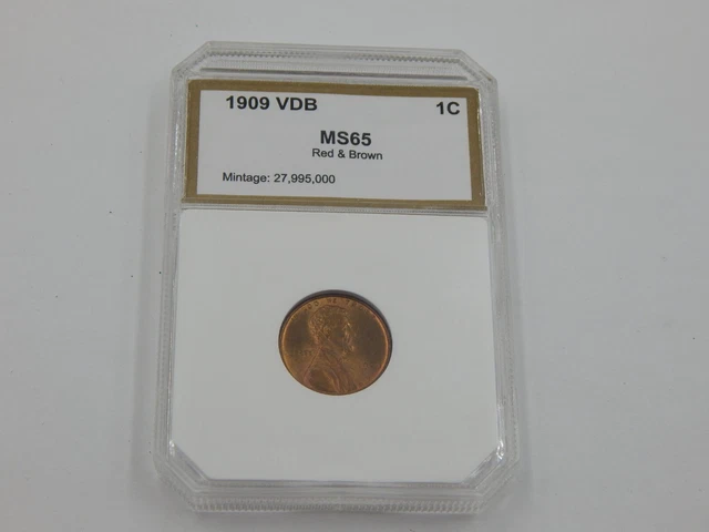 1909 VDB Lincoln Wheat Penny Cent ~ Gem BU (Red & Brown) ~ Better Date! ~ 1 Coin