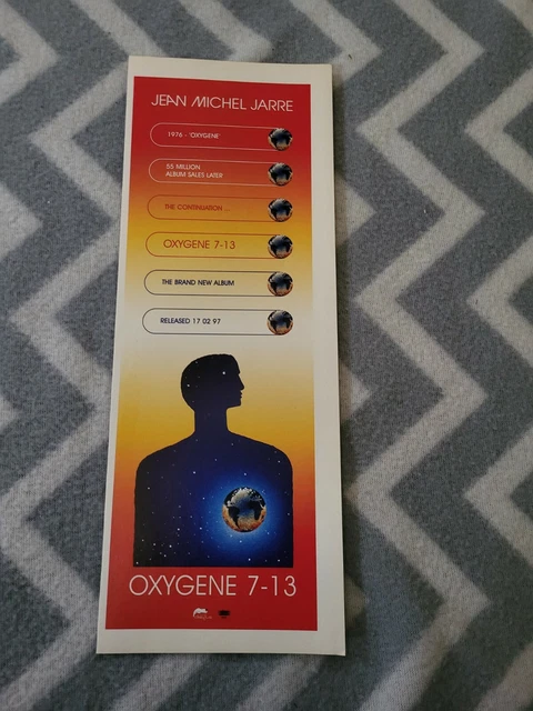 (Tpql6) Advert 11X4" Jean Michel Jarre : 'Oxygene' Album