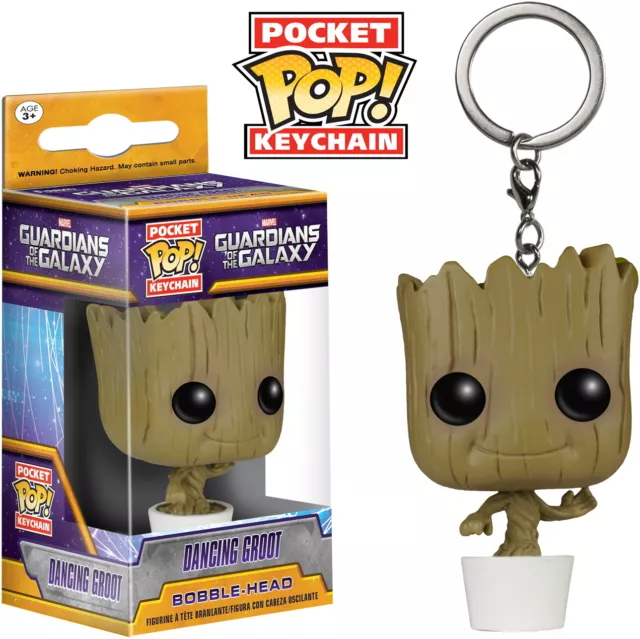 Marvel Guardians of the Galaxy - Dancing Groot  - Schlüsselanhänger Funko Pocket