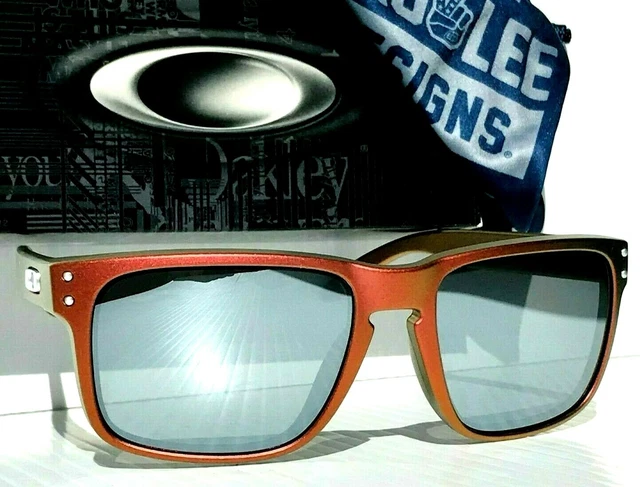 Oakley TROY LEE Holbrook Red Gold SHIFT POLARIZED Galaxy CHROME Sunglass 9102-T5