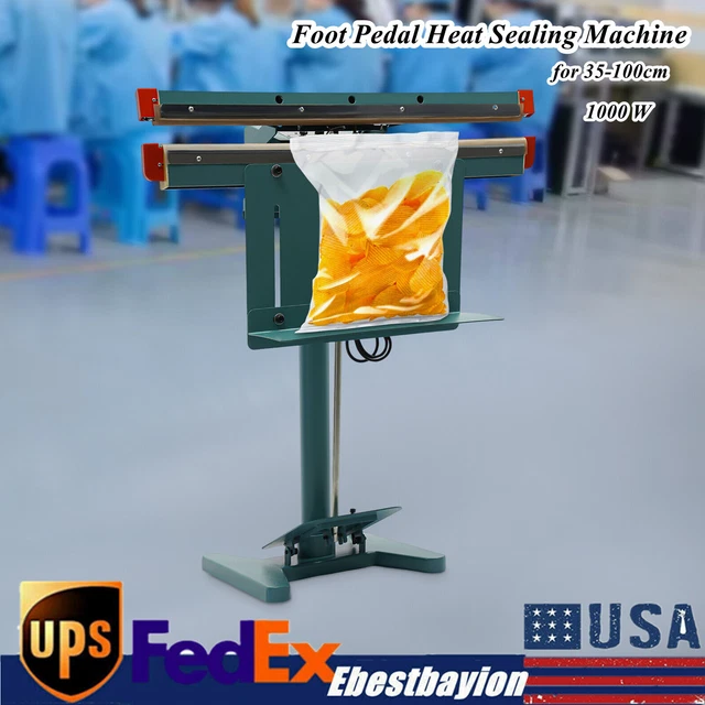 Machine à Sceller Thermique 200 Mm - Soudeuse Impulse Sacs Plastiques PP PE Mylar Réglable 8 Niveaux