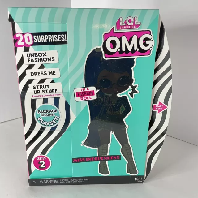 LOL Surprise OMG MISS INDEPENDENT Series 2 Fashion Doll W/ 20 Surprises! New