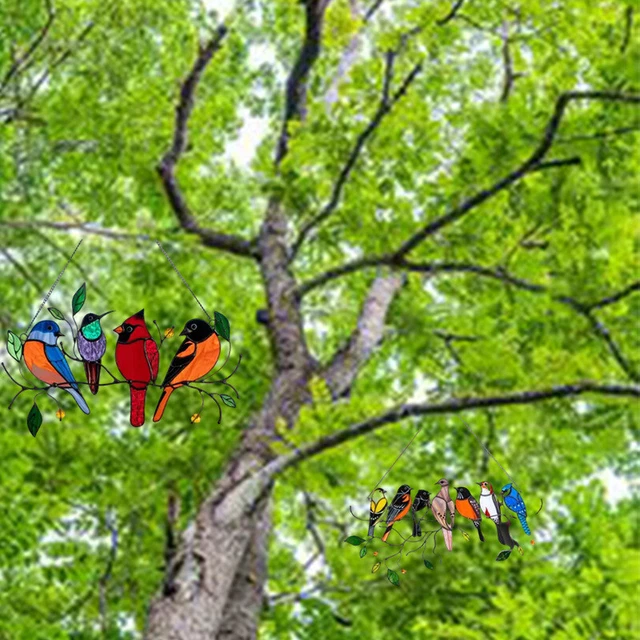 Stained Glass Birds Balcony Decoration Bring Nature Indoors With This Gorgeous