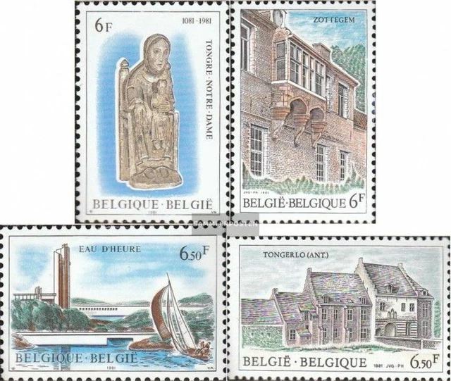 Belgien 2062-2065 (kompl.Ausg.) postfrisch 1981 Tourismus