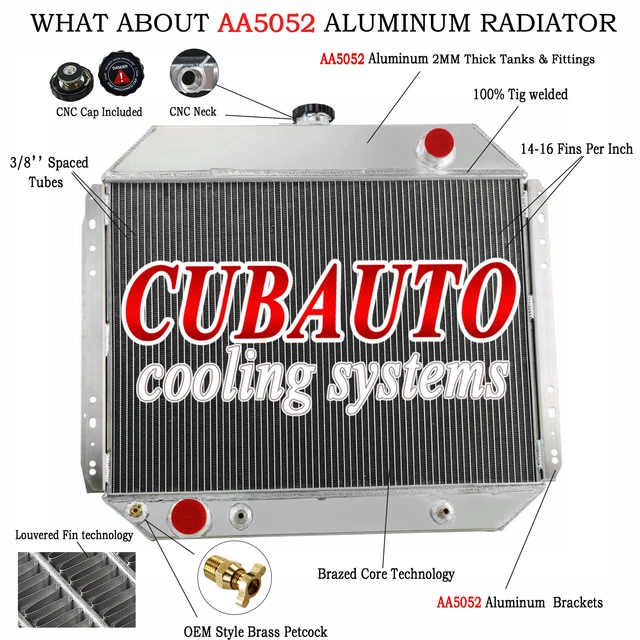 3 Rows Racing Radiator For 1985-1997 Ford Bronco F150 F250 3 Rows Racing Radiator For 1985-1997 Ford Bronco F150 F250