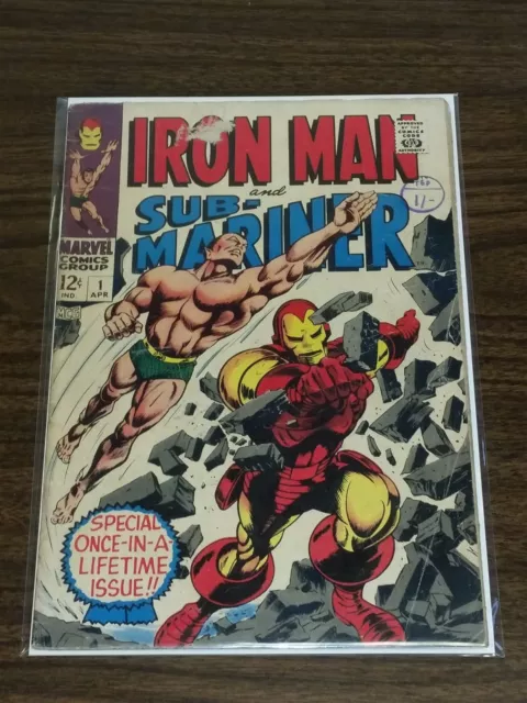 Iron Man Und Sub-Mariner #1 Vg (4.0) April 1968 Marvel Comics *