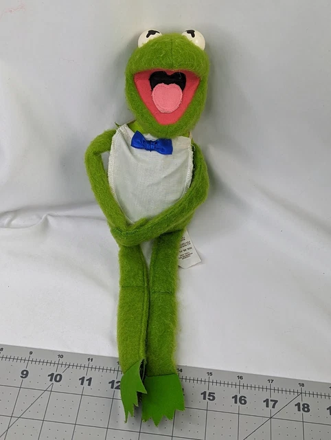 Fisher Price Kermit the Frog Plush 857 Sesame Street Muppets Stuffed Animal Toy