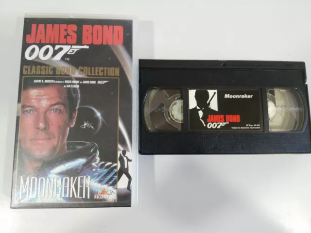 007 JAMES BOND Moonraker Roger Moore Vhs Tape Castilian £18.56 ...