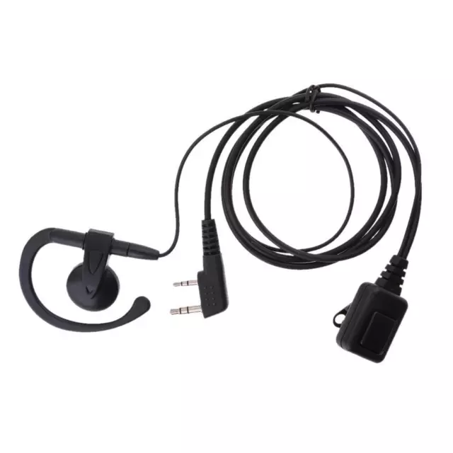 2 Pin Security Earpiece Earphone Headset PTT (Push To Talk) Mic For