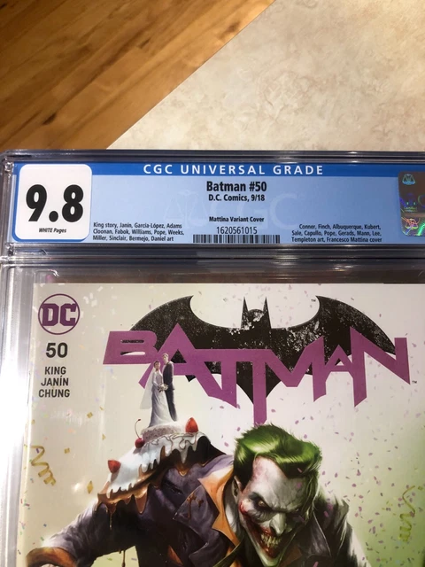 Batman #50 - CGC 9.8 Graded - Mattina Variant Cover - Batman/Catwoman Wedding 2