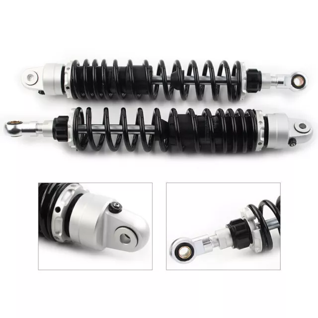 15.7" 400mm Motorcycle ATV Air Shock Absorber Damper For Yamaha Honda Suzuki