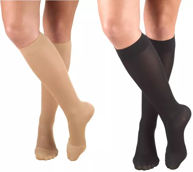 Truform 0373 Women's Compression Stockings Knee High opaque 15-20 mmHg 1x Pair