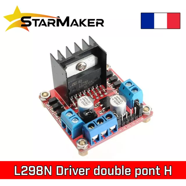 L298N Double pont H - Contrôleur moteur pas à pas Stepper driver CNC 3D