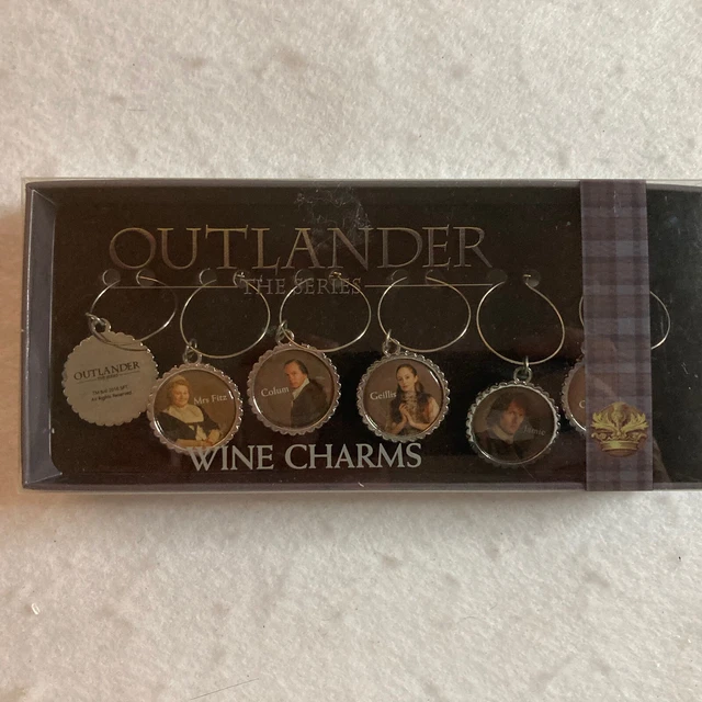 Dijes de vino de personaje de la serie Toy Vault Outlander nuevos