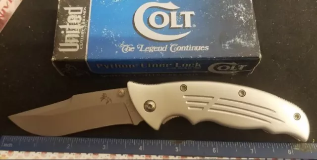 Vintage Colt CT-24 Python Knife Folding Linerlock Knife