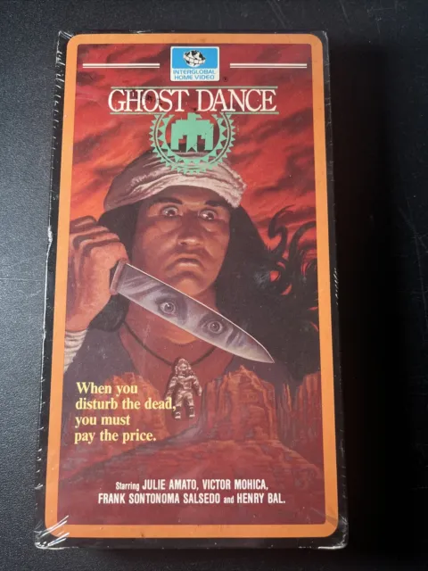 Ghost Dance VHS Native American Revenge 80's Cult Horror 1982 Western Slasher