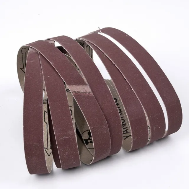 Cinturones de lijado abrasivos premium 3/4 *20 para trabajo afilador afilado conjunto de 30