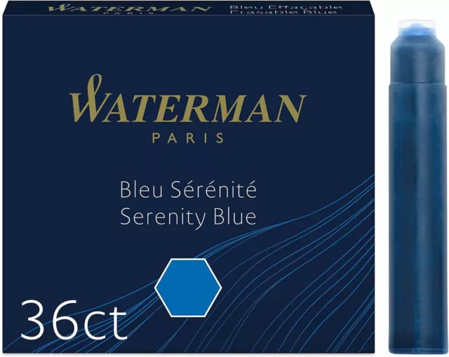 Waterman Tintenpatronen International Standardgröße Serenity Blue 36 NEU OVP