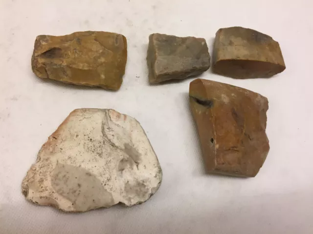 Danish Neolithic Flint Stone Age Tools Original Ancient Artifacts Lot Denmark