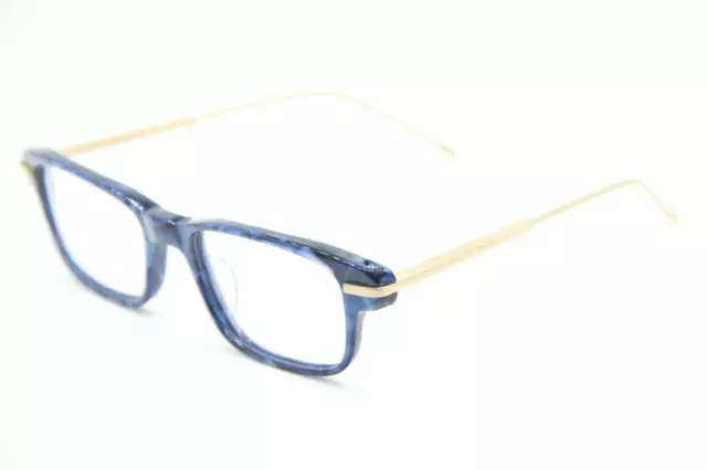 New Morgenthal Frederics Empire 840 Blue Havana Gold Authentic Eyeglasses  50-18