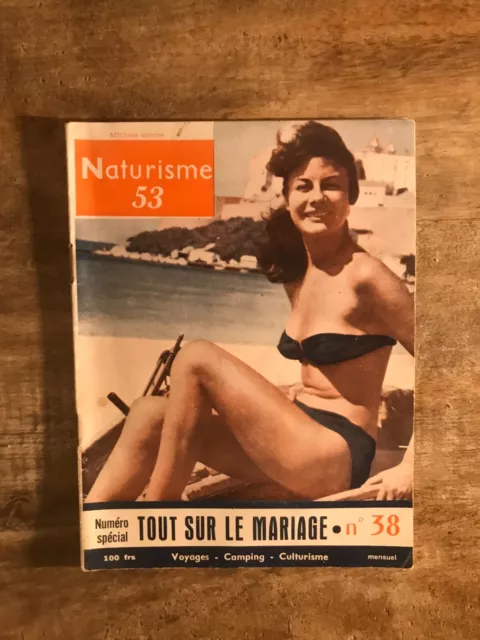 REVUE - NUDISME, NATURISME 1953 N°38 " Tout sur le Mariage"- L'Ile du Levant