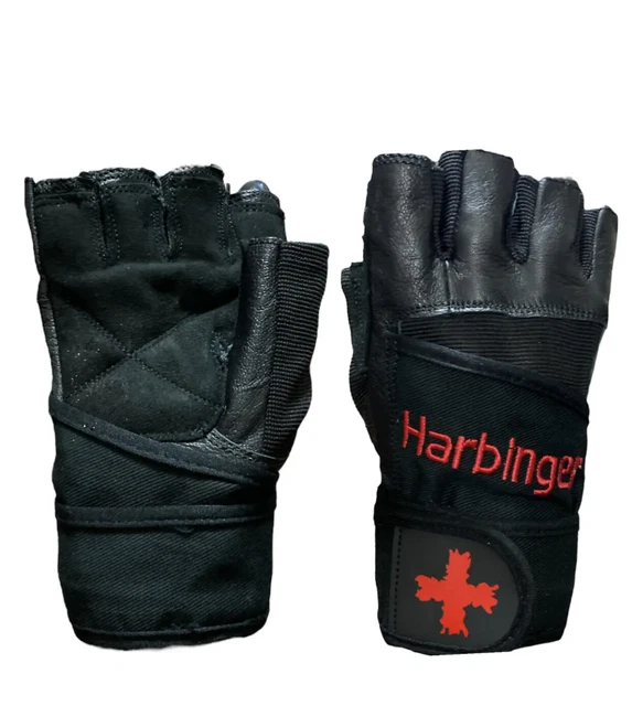 Harbinger Pro WristWrap Gloves - Workout Gloves - Fitness Gloves - NEW With tag Harbinger Pro WristWrap Gloves - Workout Gloves - Fitness Gloves - NEW With tag