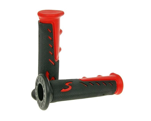 Poignées de guidon Sport rouges [Ø 22mm]