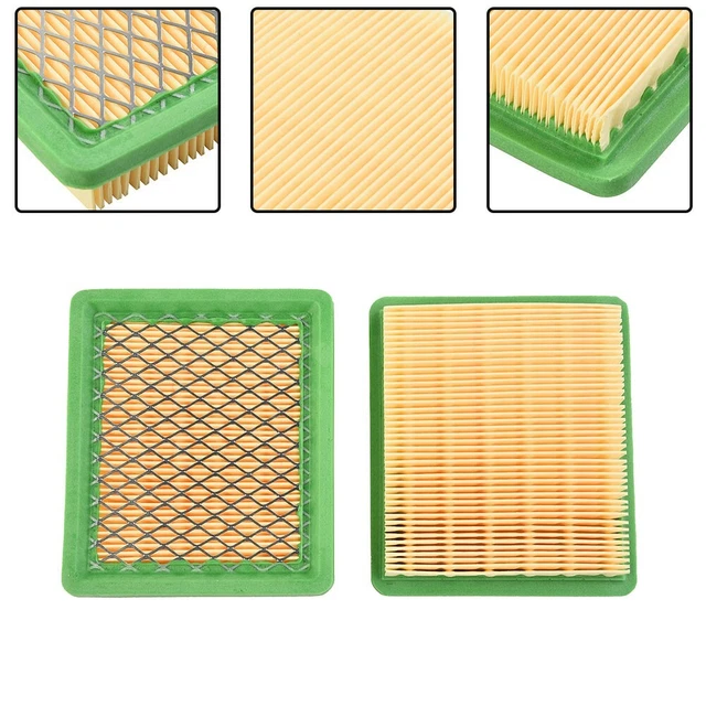 Lot De 6 Filtres à Air Pour Tondeuse Briggs & Stratton | Filtres De Rechange En Papier Et Métal, 13,2x11,4x2 Cm - 9