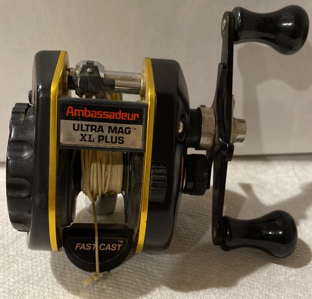 VINTAGE ABU GARCIA Ambassadeur Ultra Mag XL Plus Baitcast Reel