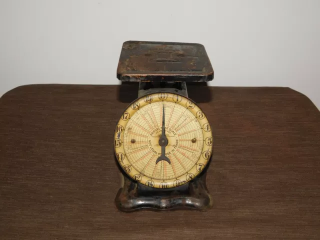 Vintage 8" High 1912 American Cutlery Co Parcel Post Postal  Scale