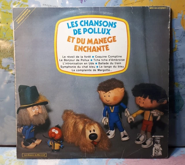 Vinyle 33 tours :Les Chansons De Pollux Et Du Manège Enchanté -Joss Baselli Vinyle 33 tours :Les Chansons De Pollux Et Du Manège Enchanté -Joss Baselli