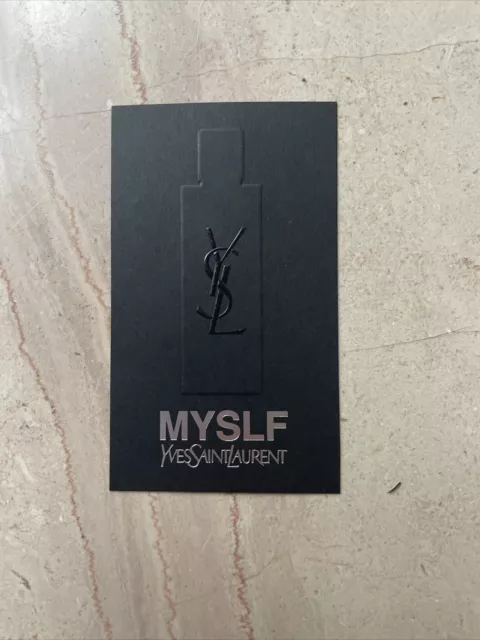 YVES SAINT LAURENT  "  Myslf   "  Carte