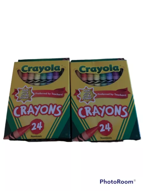 Crayola Crayons 24 ct (Pack of 2) 