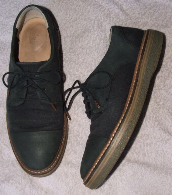 Clarks navy brogues womens shop