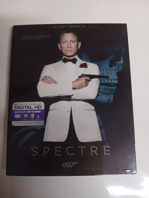 JAMES BOND SPECTRE Daniel Craig (Blu-ray, 2015) No Digital Free ...